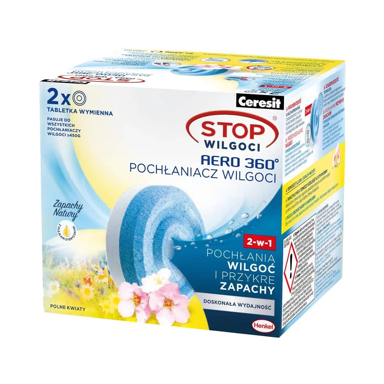 Tabletki AERO 360 st. Kwiaty Polne 2 x 450 g