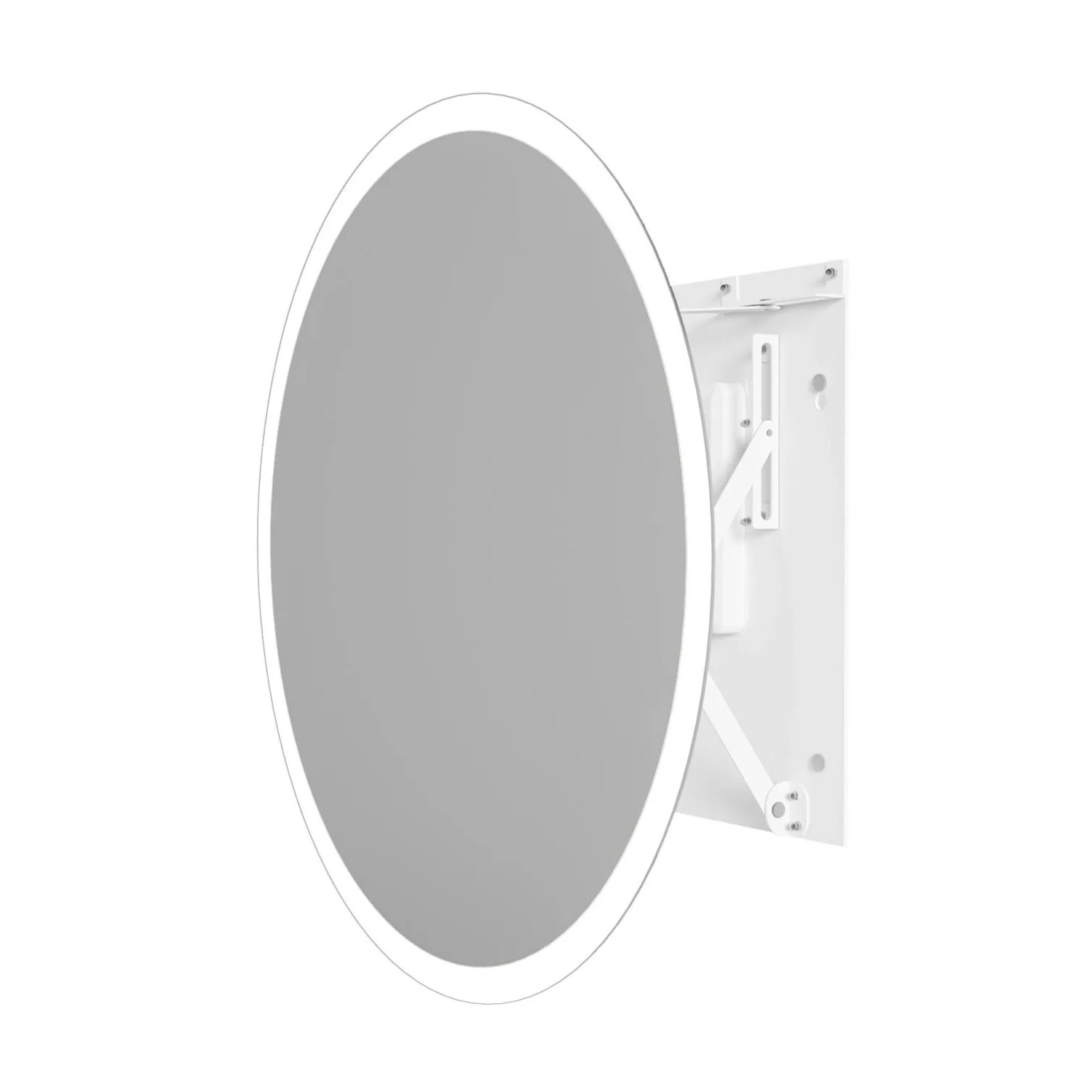 Lustro LED Galaxy Białe z włącznikiem automatycznym 70cm