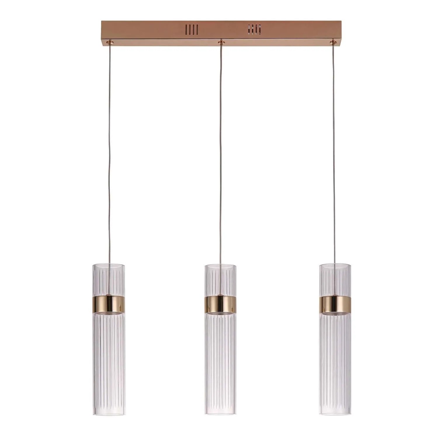 Goldlux Lampa wisząca LED RIVA 21W 3500K 2900lm złota