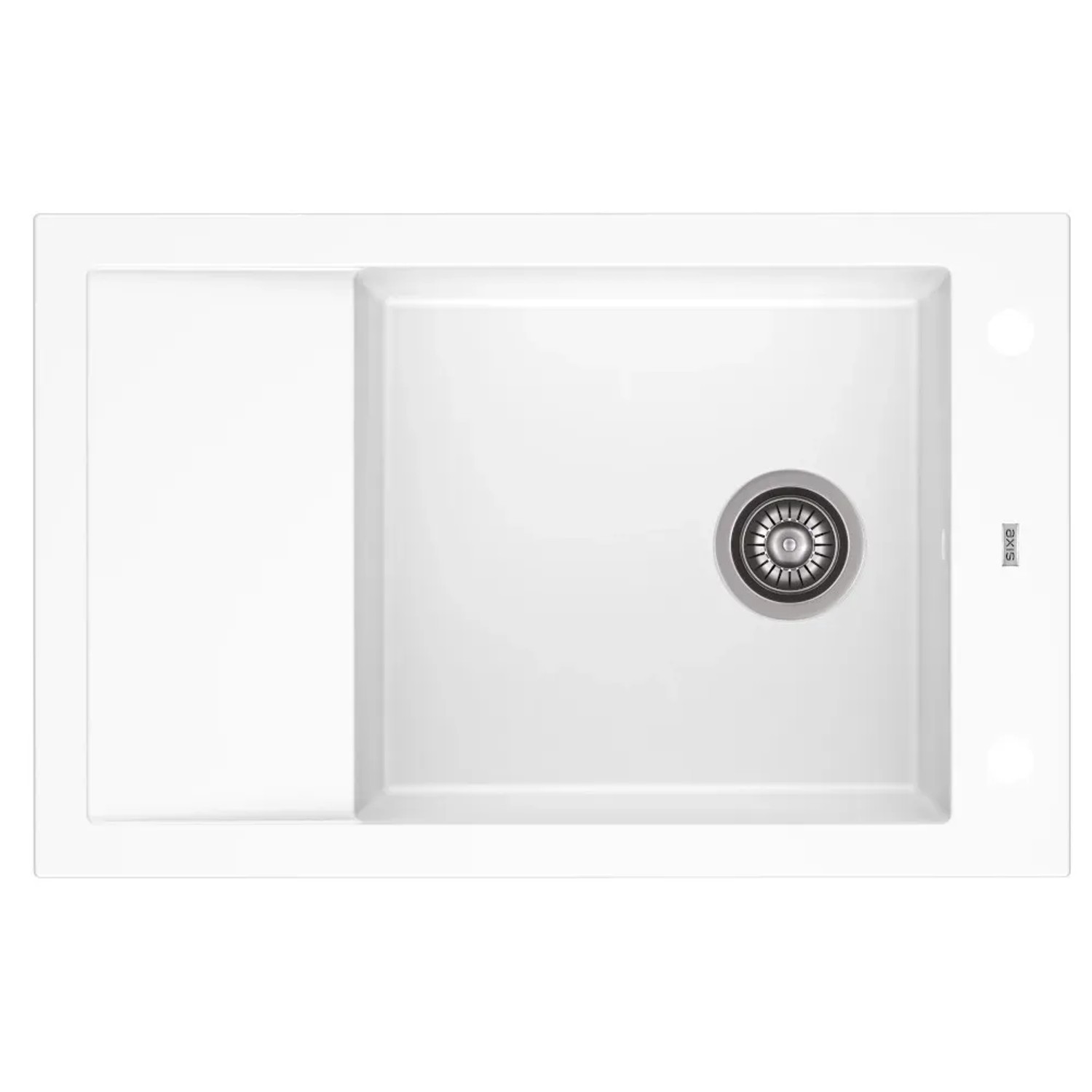 Zlewozmywak A-Point 4 1-kom. pure white 78x50 cm