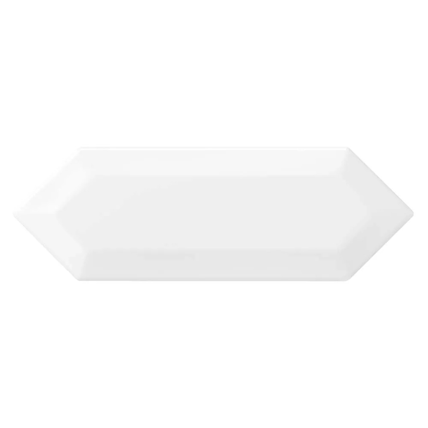 Kafelek Tritone White Fazowana 7,6 x 22,8 cm