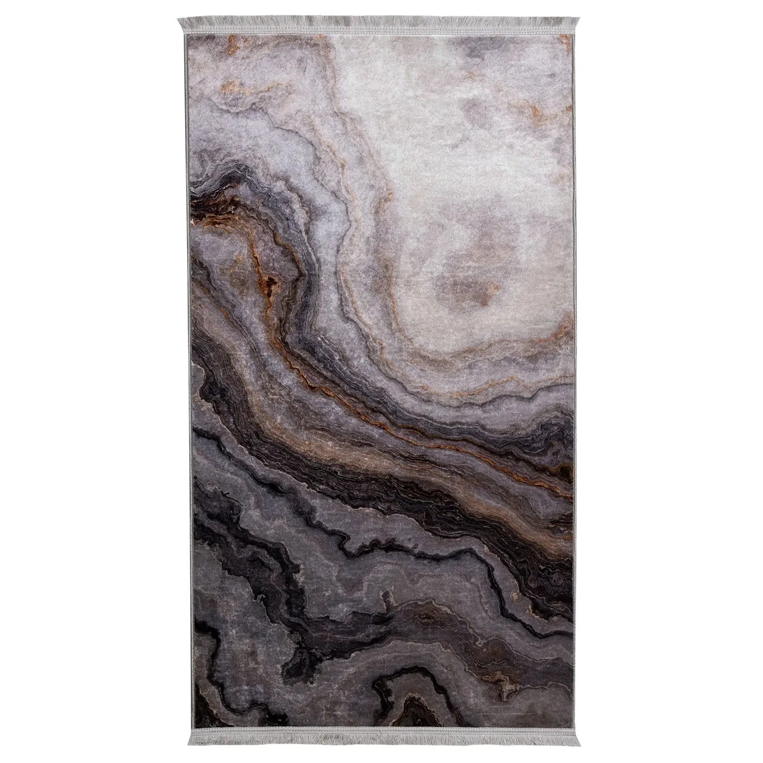 Uniglob Dywan drukowany AGAT 160 x 230 cm szary