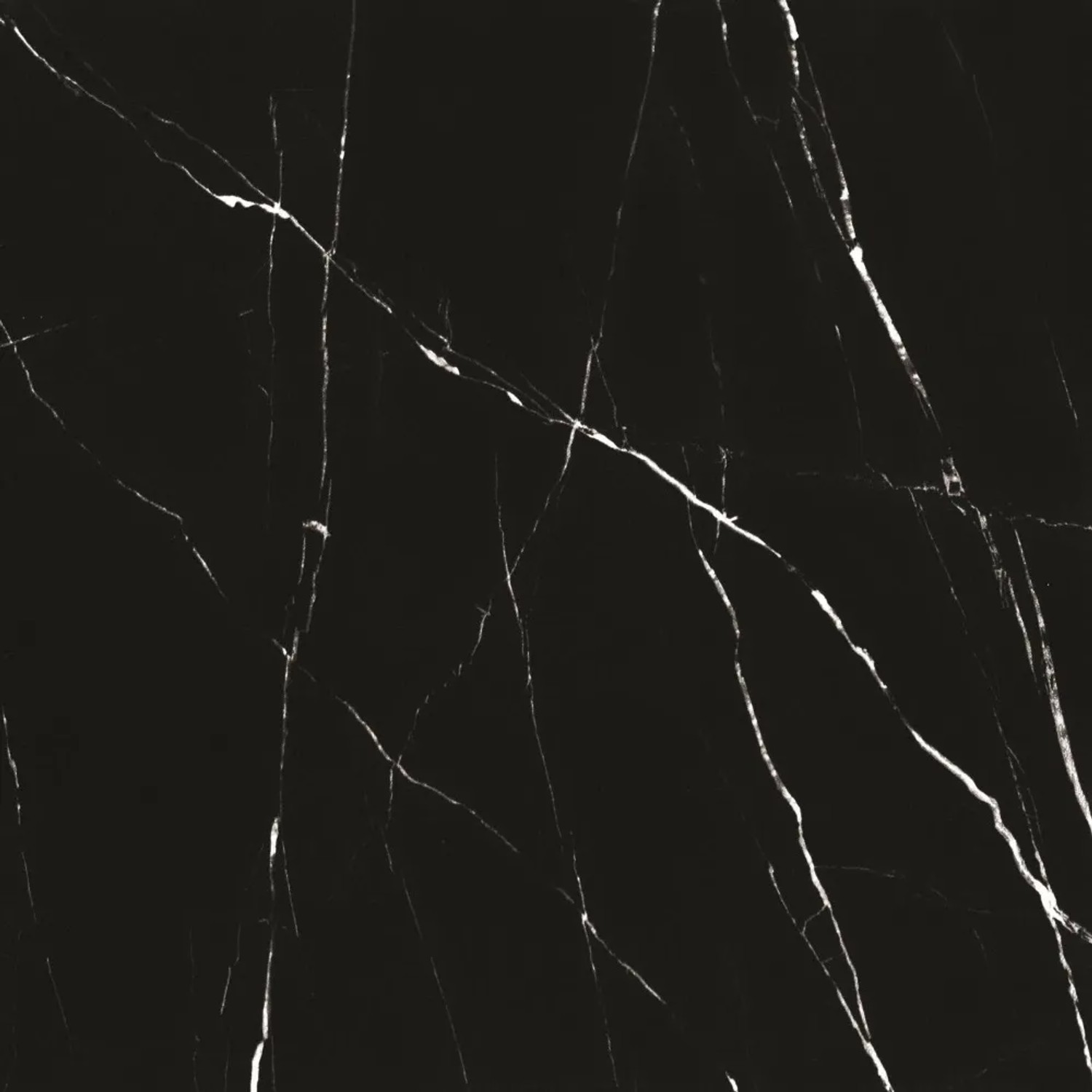 Ceramstic Płytki gresowe Malivi black 60 x 60 cm polerowane rektyfikowane