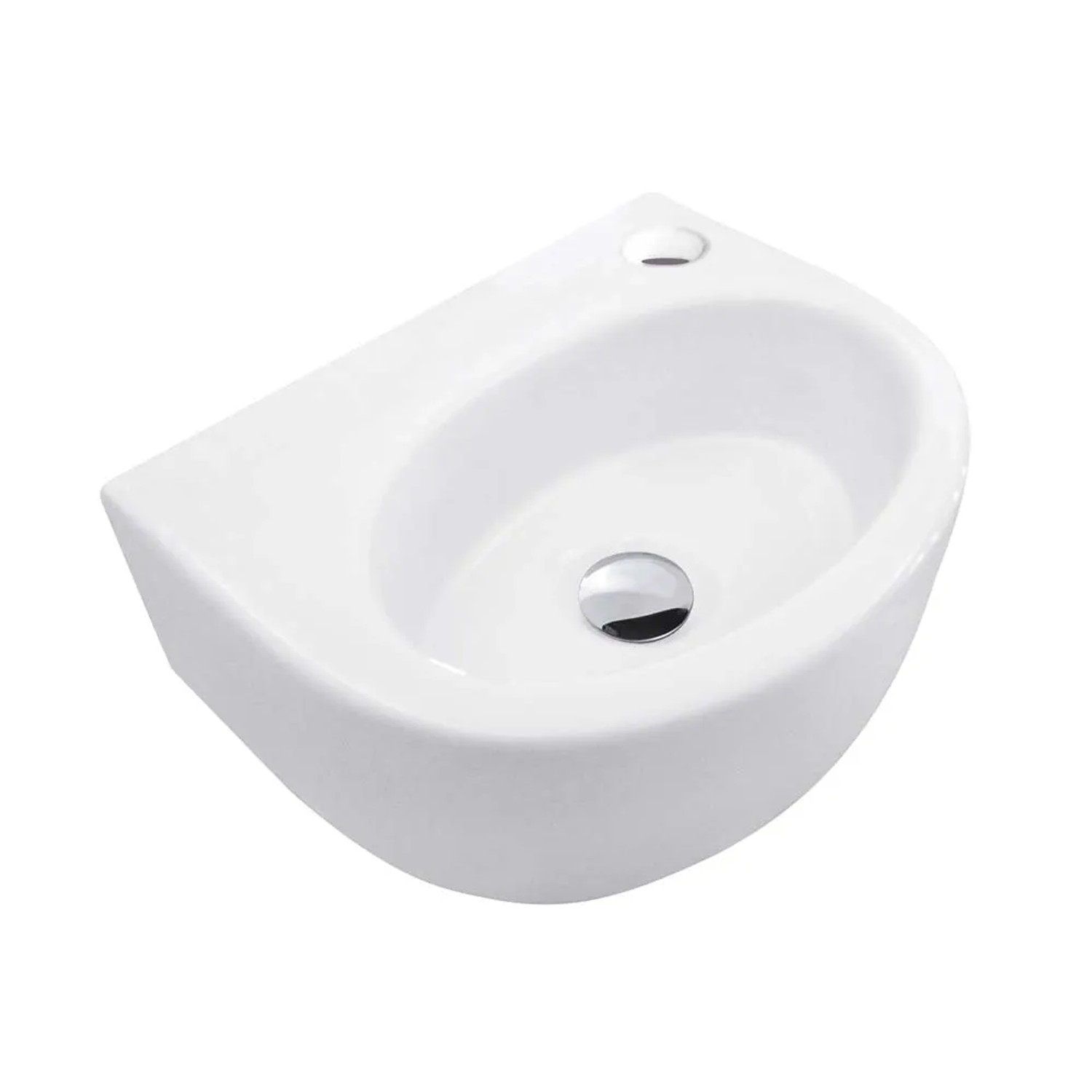 Kerra Umywalka KR-601 nablatowa ceramiczna biała