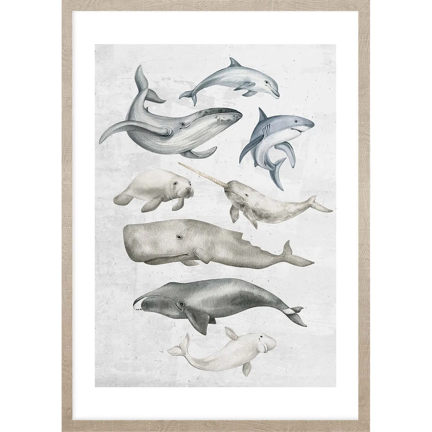 ARS LONGA Obraz OCEAN FISH 53 x 73 cm