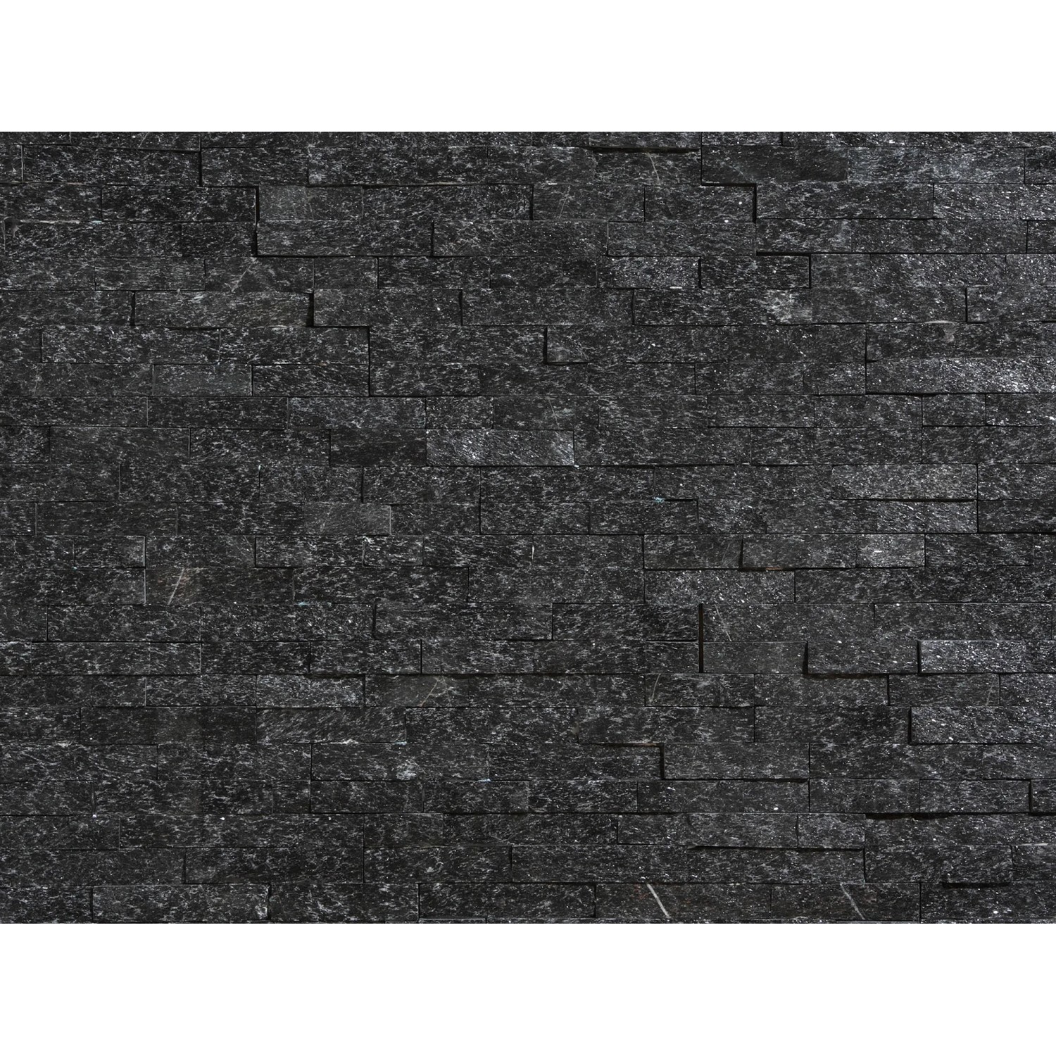Stones Kamień dekoracyjny Nero czarny 0,43 m2