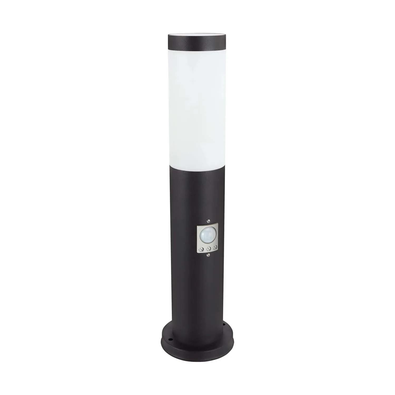 Struhm Lampa ogrodowa TUBER z czuj. ruchu PIR 1xE27 20W IP44 45cm czarna