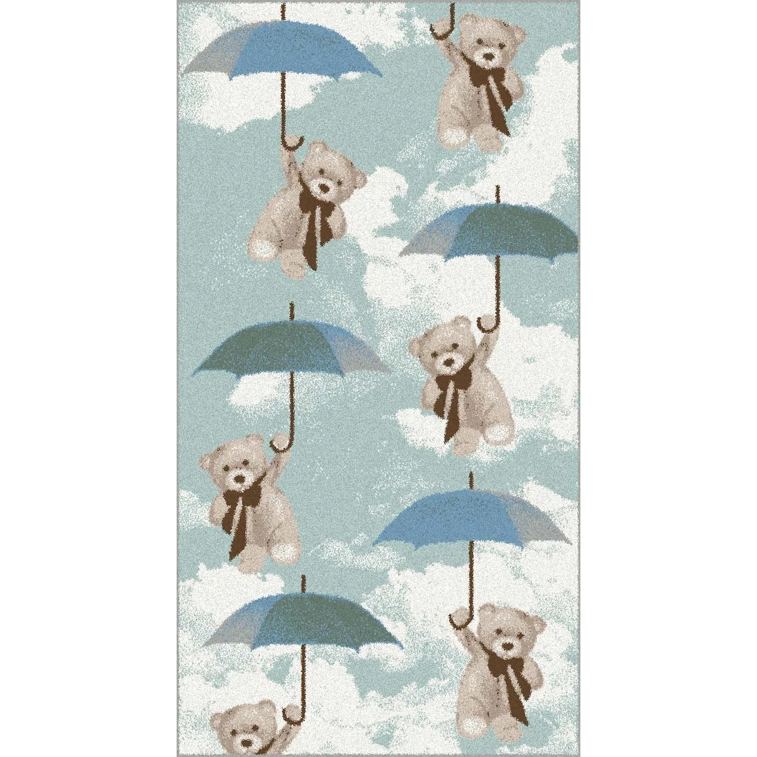 Dywan SENSI TEDDIES 80 x 150 cm miętowy