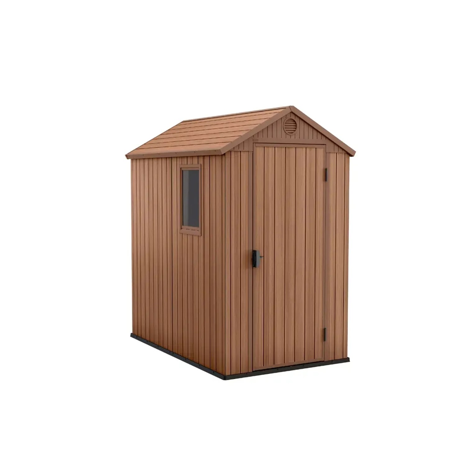 Domek ogrodowy brązowy Darwin 4 x 6 - 126 x 185 cm, wys. 205 cm