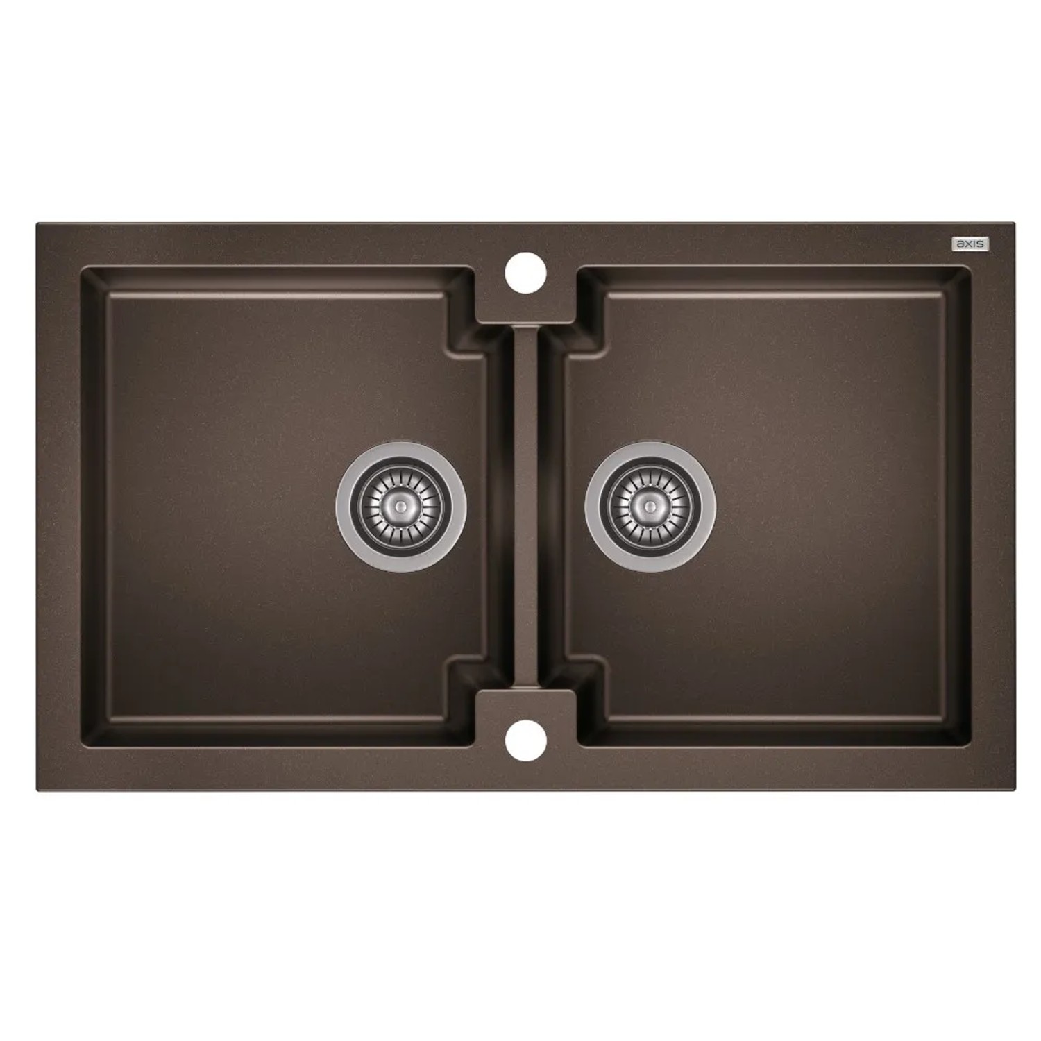 Zlewozmywak Honest 16 2-kom. dark chocolate 86x50 cm