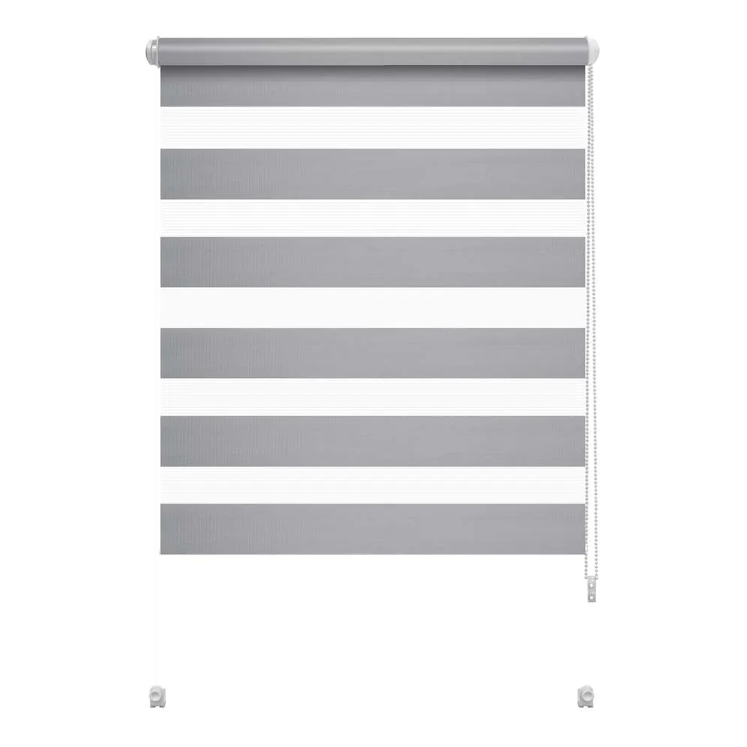 Mini roleta SMART Dzień/noc jasno szara 76 cm x 140 cm