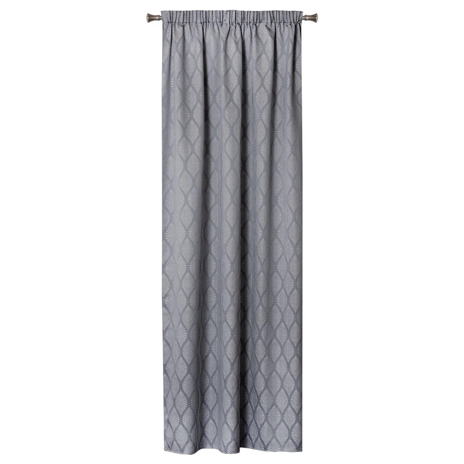 Zasłona FAVART na taśmie 140 cm x 260 cm szara