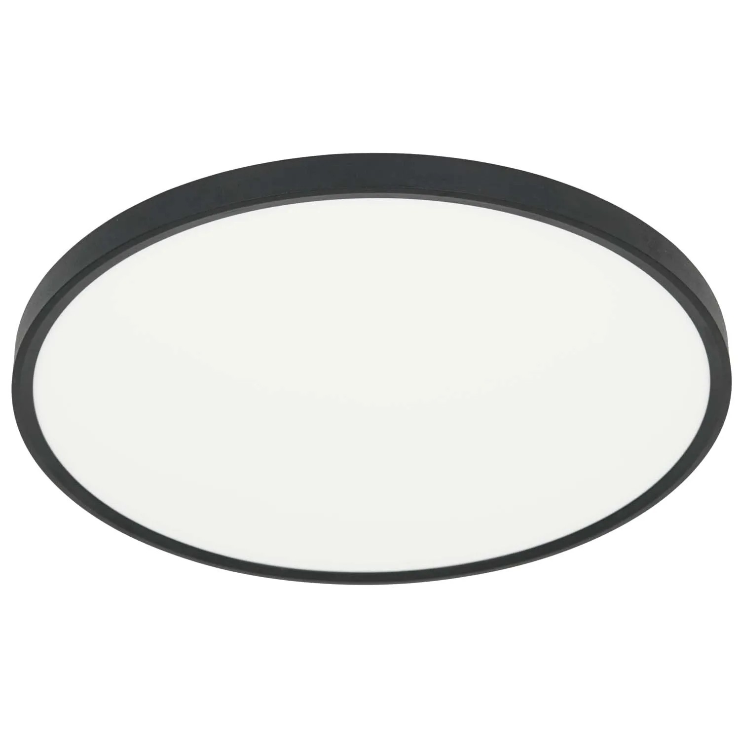 MiLAGRO Plafon LED MAQ 40W 3000/4000/6500K 4300lm IP40 śr. 50 cm czarny