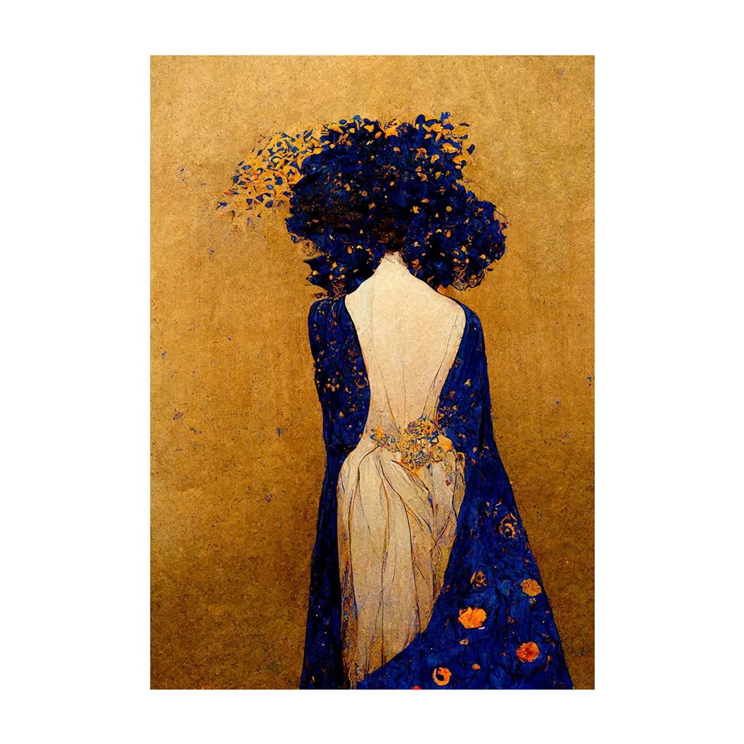 Obraz Canvas Silver ST676 Cobalt 70 x 100 cm