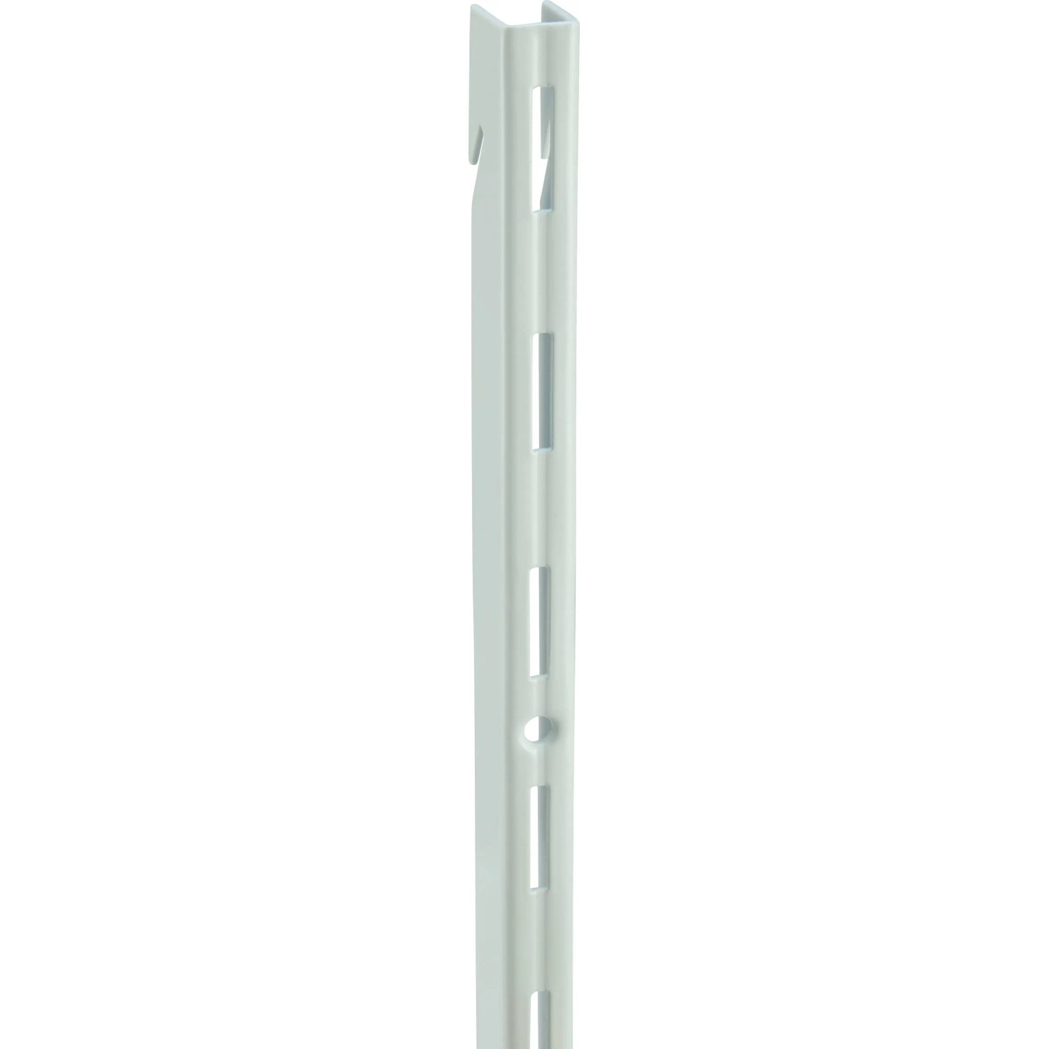 Szyna ścienna podwieszana pojedyncza 50 cm biały mat Garderoba Metalowa