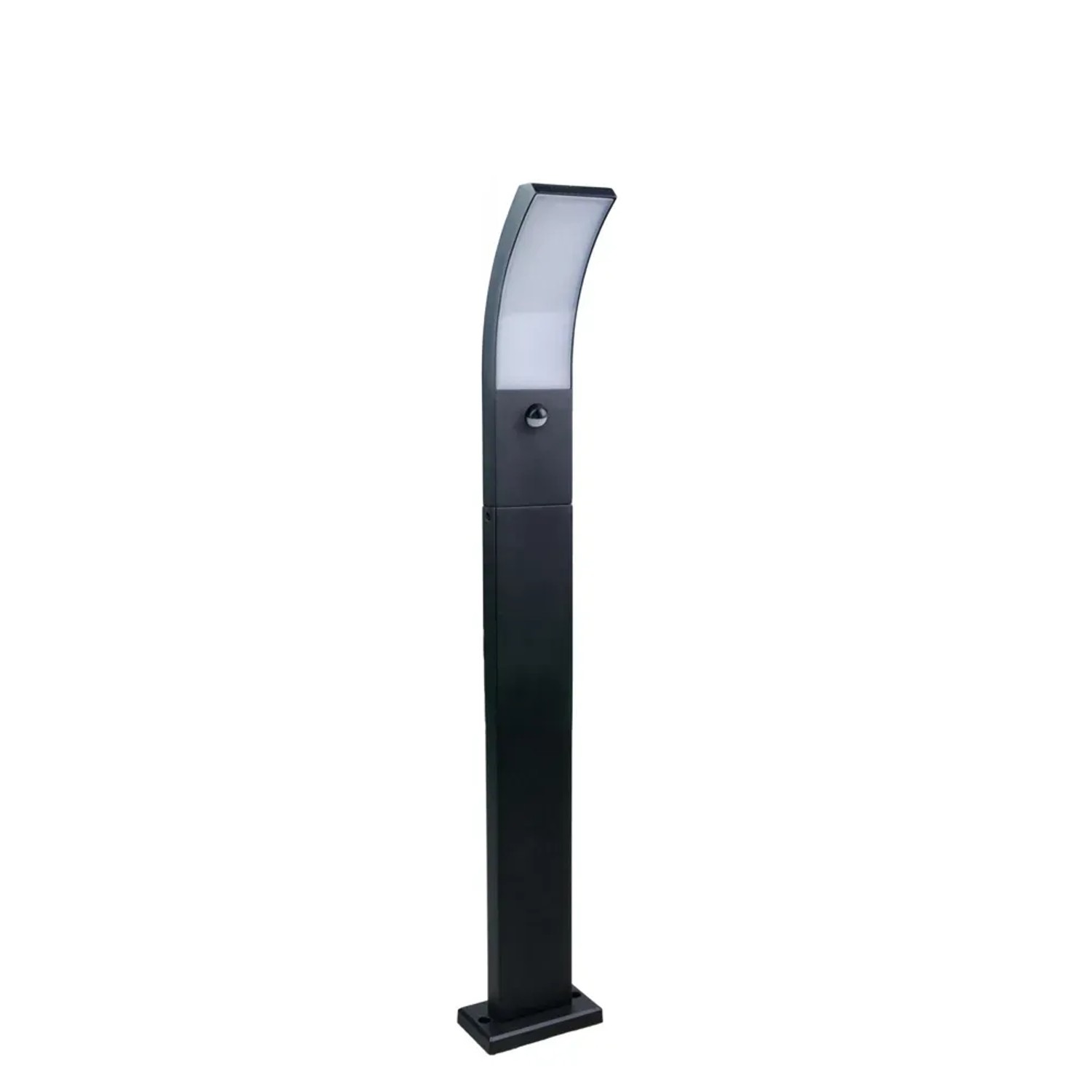 Słupek ogrodowy LED PONTE 9W 4000K 1000lm z czujn. ruchu PIR 56cm czarny