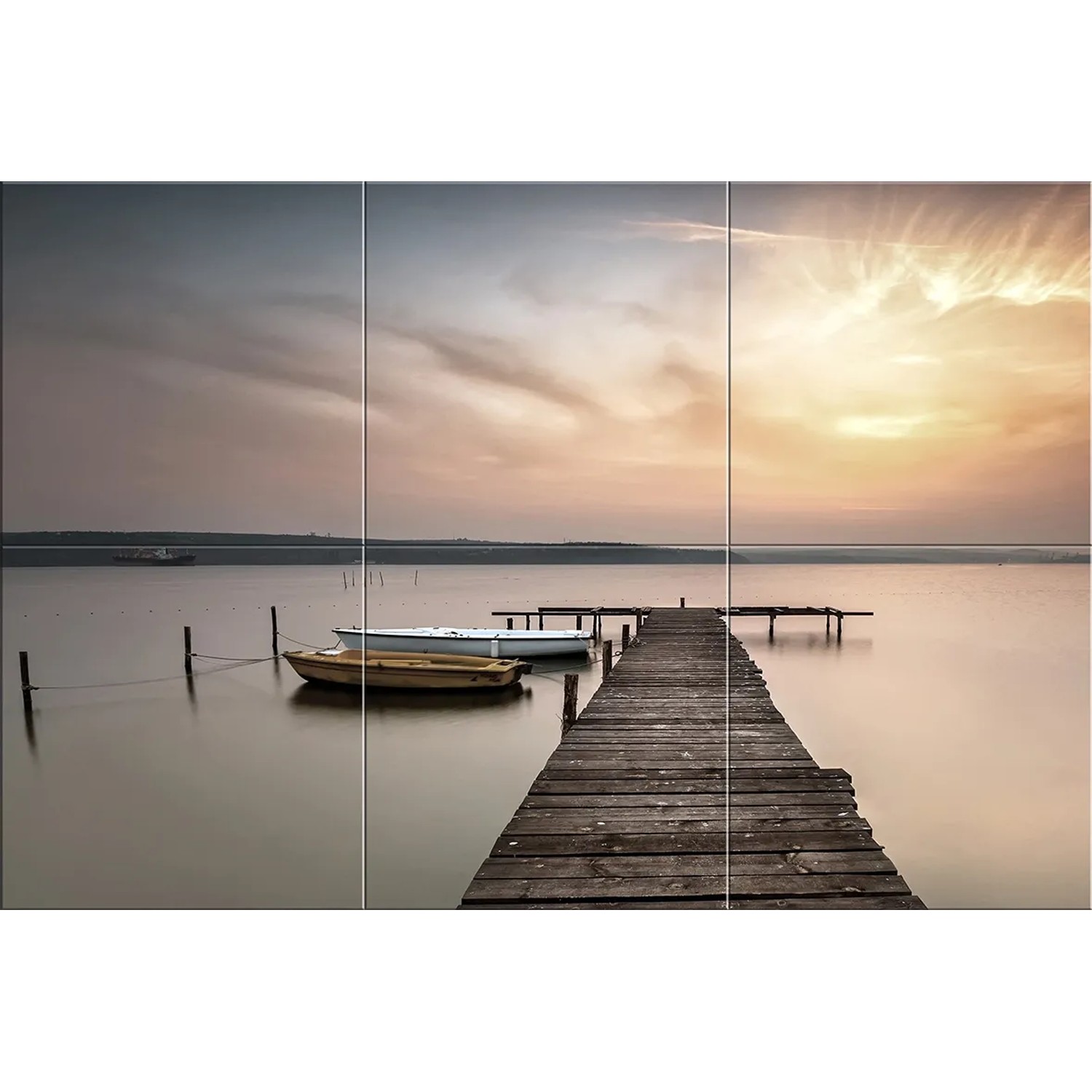 Alfa-Cer Panel szklany hartowany Summer 6E 6-elementowy 180 x 120 cm