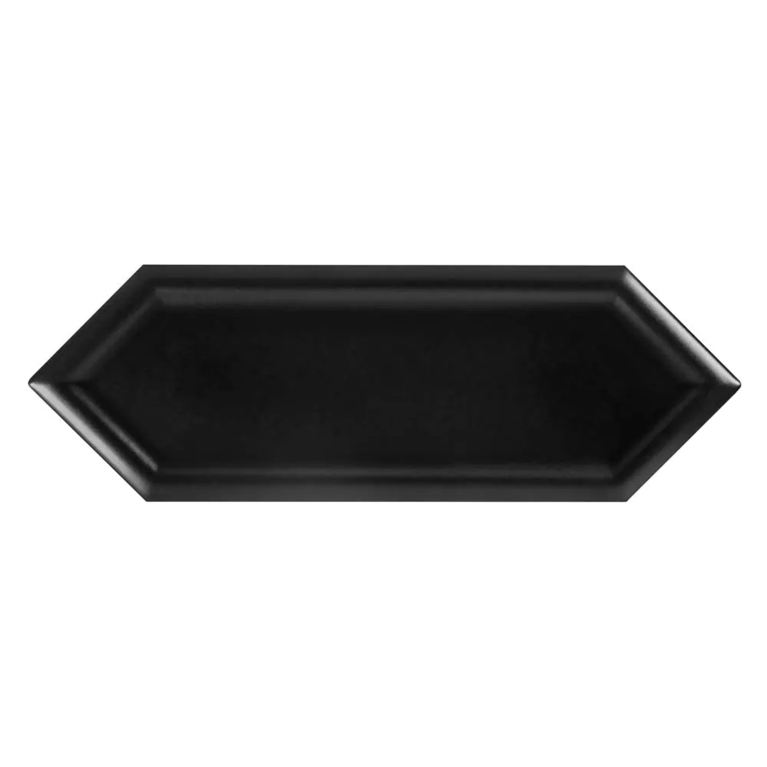 Kafelek Tritone Black Matt Wklęsła 7,6 x 22,8 cm