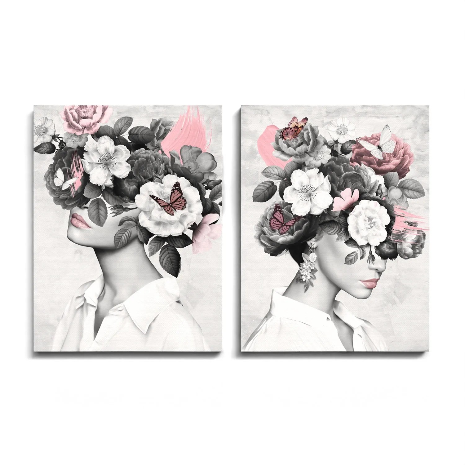 Styler Zestaw obrazów Canvas ST756 Ana 2 szt. 32 x 42 cm