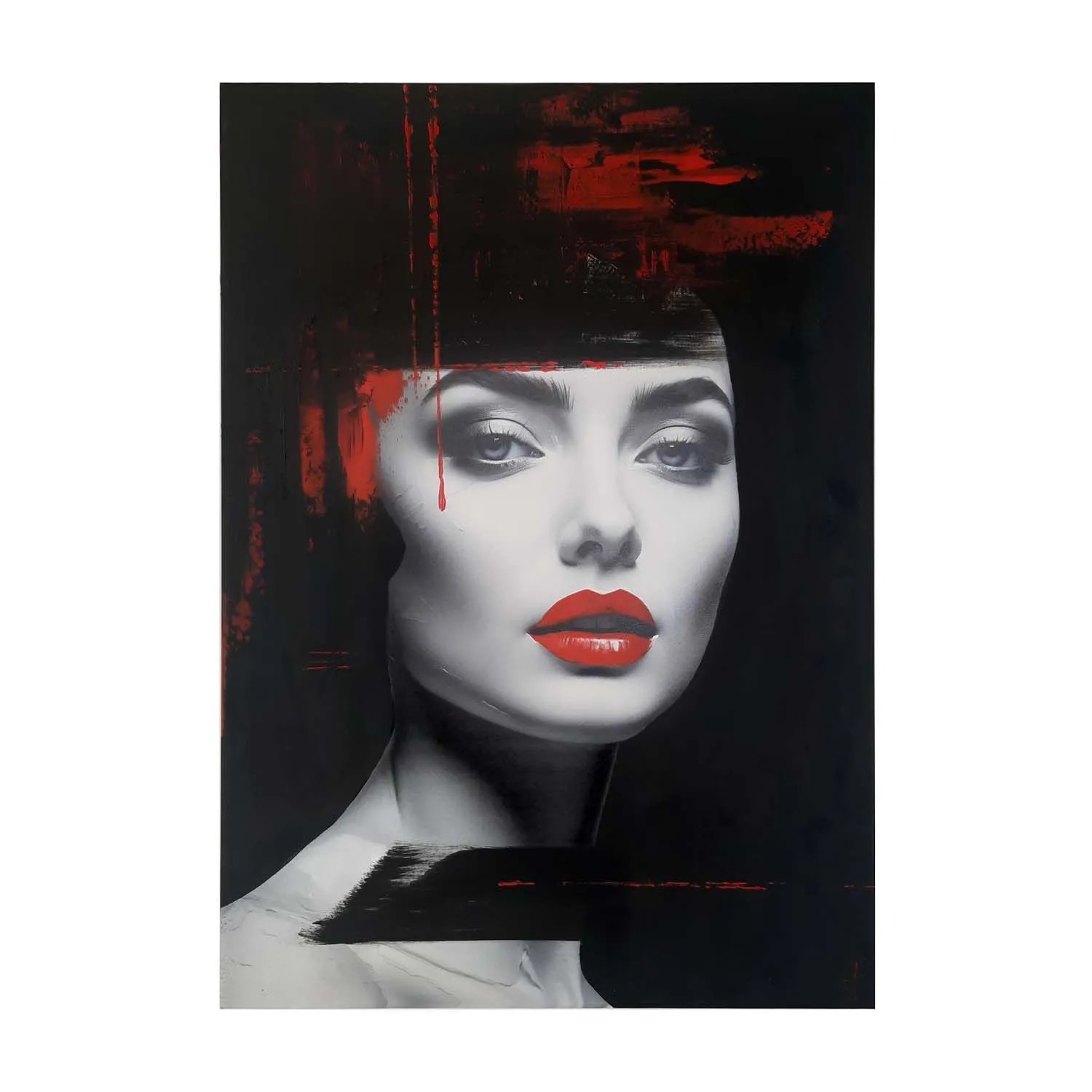 Frames Factory Obraz CANVAS twarz 50 x 70 cm