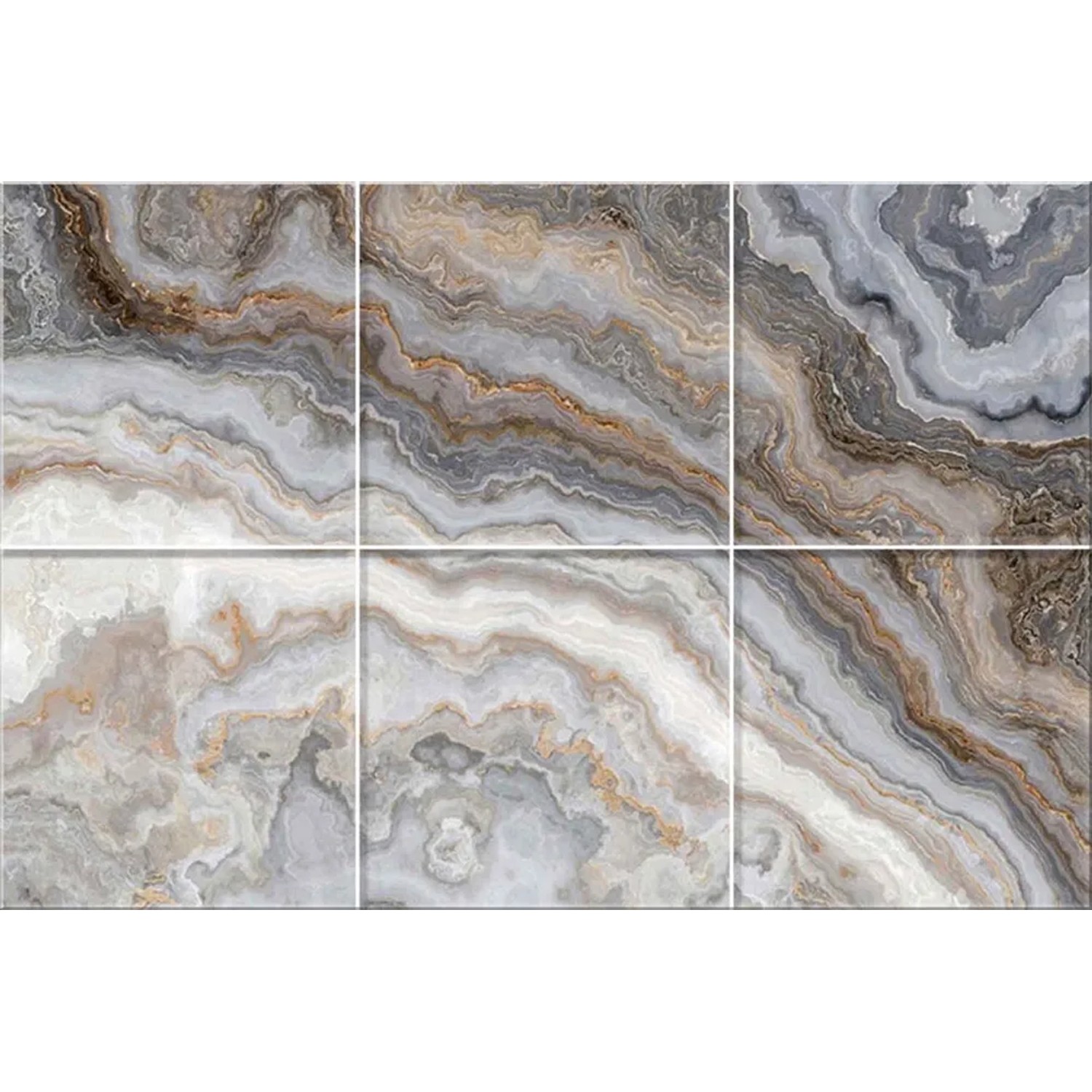 Panel Szklany Slab 2 ESG 6-elementowy 120 x 180 cm
