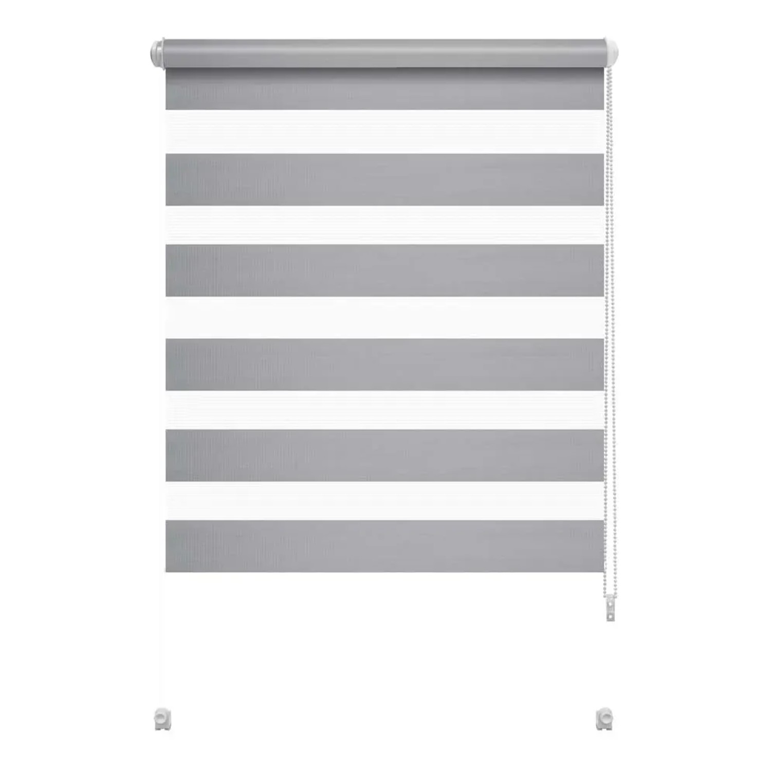 Mini roleta SMART Dzień/noc jasno szara 53 cm x 140 cm