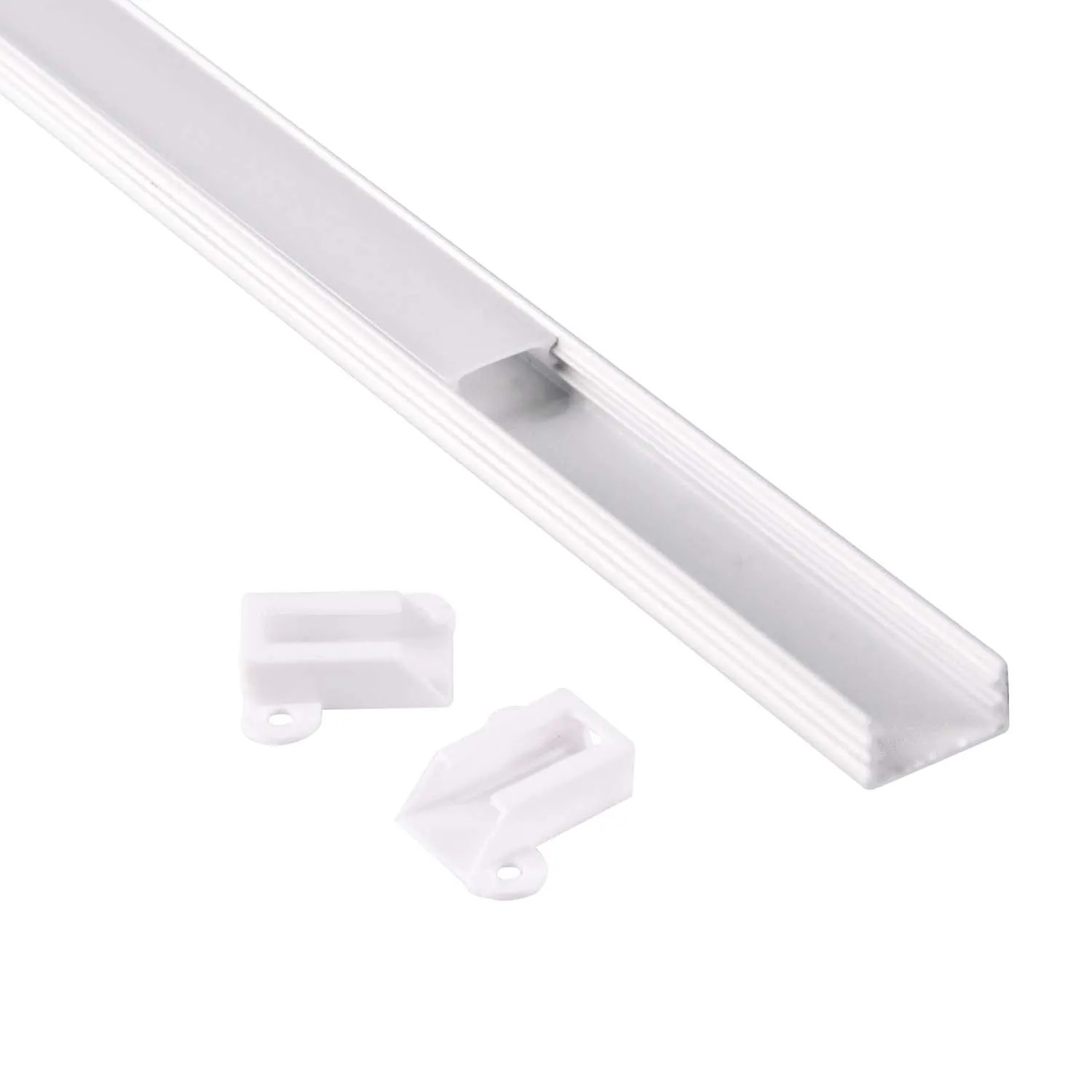 Polux Profil aluminiowy natynkowy biały 2 m