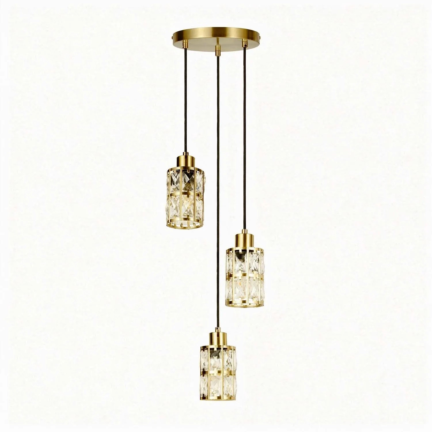 Light Prestige Lampa wisząca LIRA 3xE27 max. 15W LED złota
